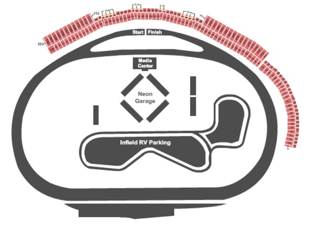 las vegas motor speedway seating chart. Las Vegas Motor Speedway