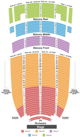 Paramount Theater Seating Chart Cedar Rapids