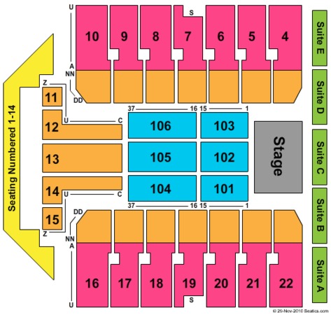 Erie Arena Seating Chart