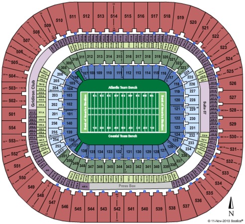 Seating Chart For Acc Championship Game