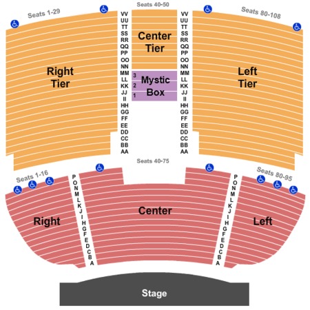 Mystic Lake Concert Seating Chart
