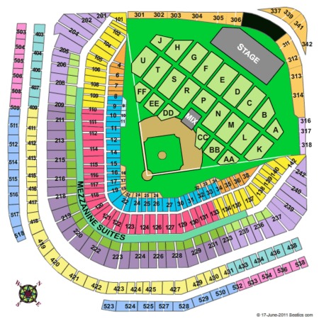Help me pick the best seats for this concert at Wrigley Field! - seating  wrigleyfield pearljam