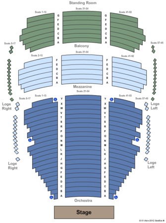 Maui Cultural Center Seating Chart