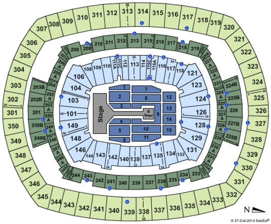 One direction metlife stadium seating chart : The first ...