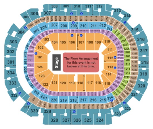 American Airlines Center Tickets in Dallas Texas, Seating