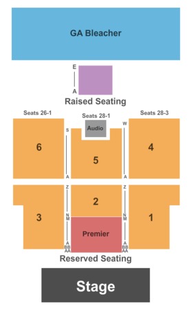 Thunder Valley Casino Outdoor Amphitheater Seating Chart
