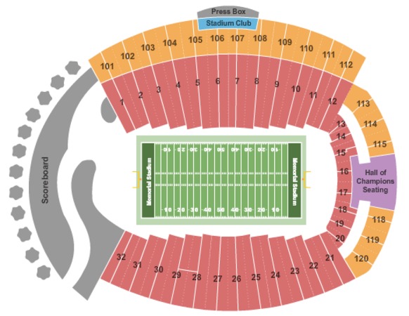 American Legion Memorial Stadium Charlotte Seating Chart