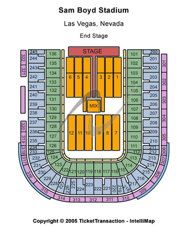 Las Vegas Stadium Seating Chart