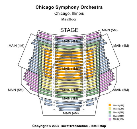 Orchestra Hall Chicago Seating Chart