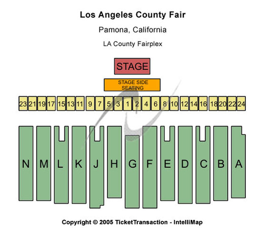 La County Map Los Angeles