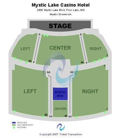 Mystic Lake Amphitheater Seating Chart