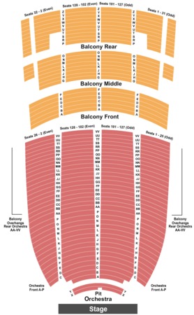 Paramount Theater Goldsboro Seating Chart