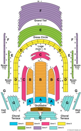Symphony Center Seating Chart Chicago