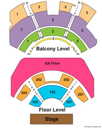 Novo Theater Seating Chart