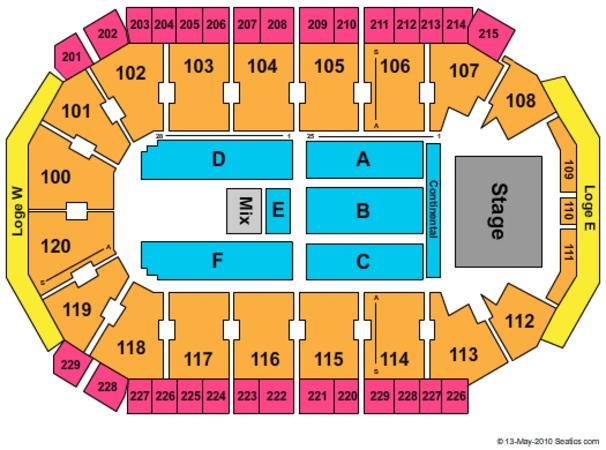 Sap Center Seating Chart View