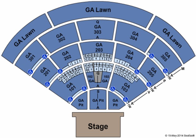 mattress firm amphitheater seating chart with seat numbers