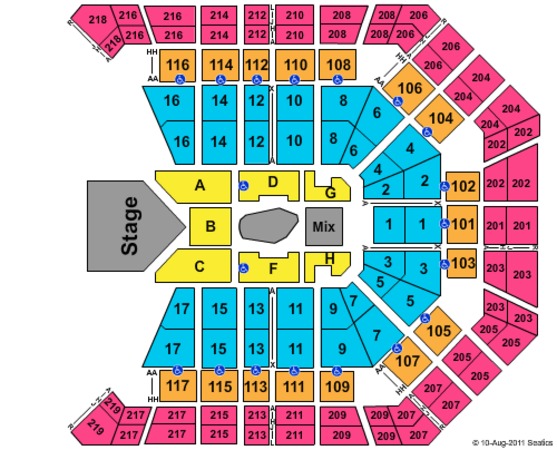 MGM Grand Garden Arena Tickets in Las Vegas Nevada