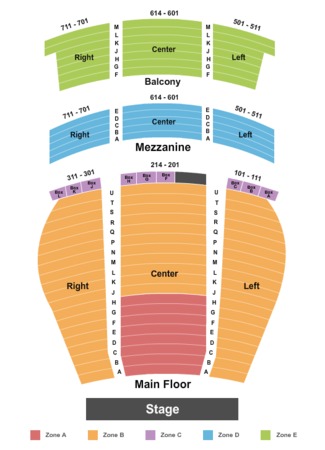 Agora Theater Seating Chart