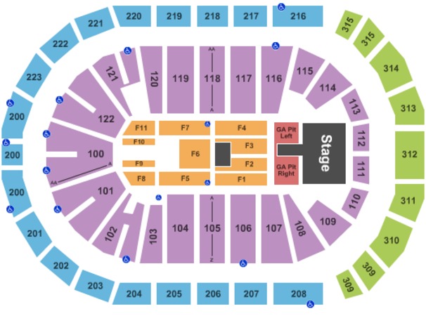 State Farm Arena Interactive Seating Chart