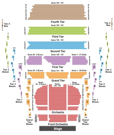 New Jersey Performing Arts Center - Prudential Hall Tickets in Newark ...