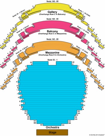 Tarpon Springs Performing Arts Center Seating Chart