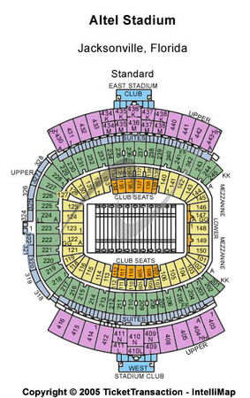 Everbank Field Seating Chart