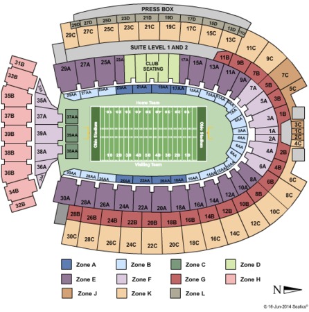 Ohio Stadium Tickets in Columbus Ohio, Ohio Stadium Seating Charts ...